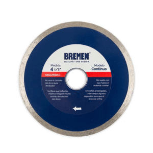 Disco Diamantado Continuo 4 ½" Bremen