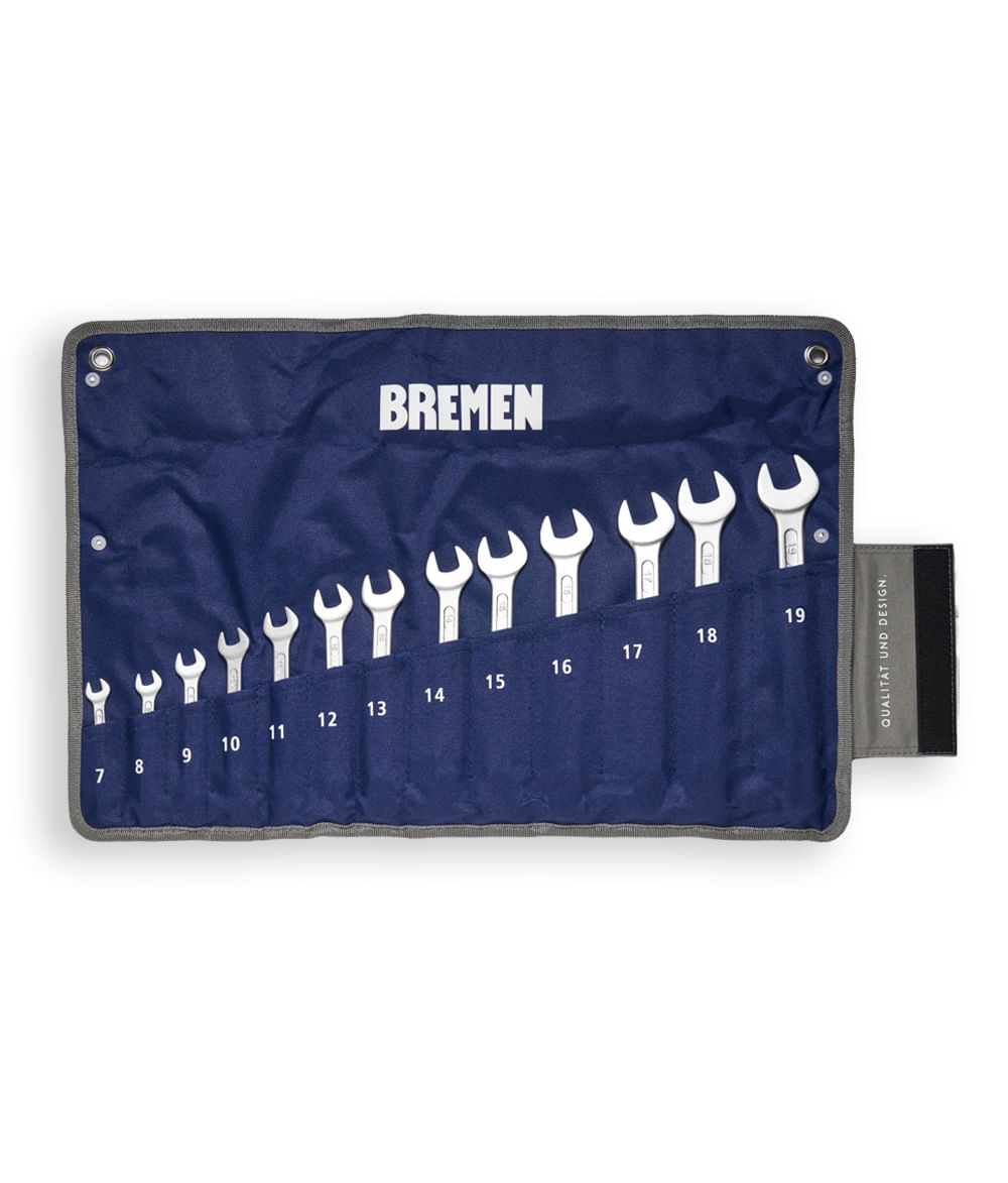 Llaves Combinadas en Juego con Estuche 13 piezas Bremen