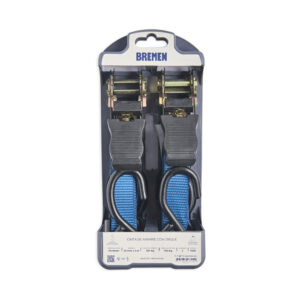 Cintas de Amarre con Crique 25 mm x 2 Unid Bremen