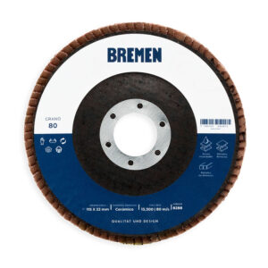 Disco Flap Cerámico 4-1/2" 80 Bremen