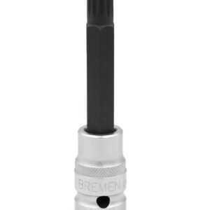 Bocallave con Punta Multiestría (Larga) M12 100 mm (Larga - Encastre 1/2") Bremen
