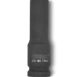 Bocallave para Impacto Hexagonal (Encastre 1/2") Larga 12 mm Bremen