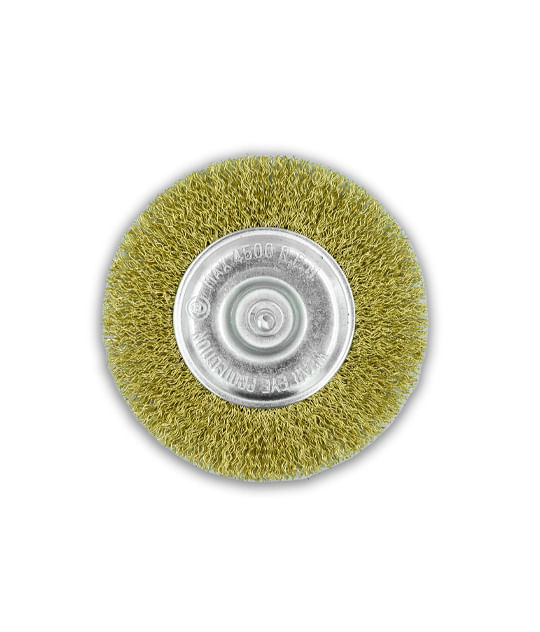 Cepillo Circular para Taladro (Rizado) 4" Bremen