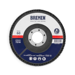 Discos Flap - Óxido de Aluminio Grano 60 Bremen