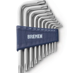 Juego de Llaves Torx en "L" (Largas) (10 piezas) [10 piezas] Bremen