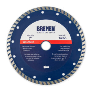 Disco Diamantado Turbo 7" Bremen