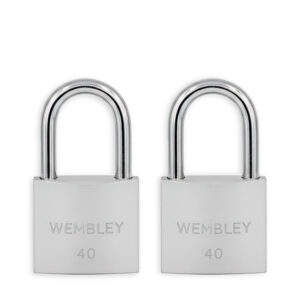 Candados Acero Niquel Hermanad 2 x 40 Wembley