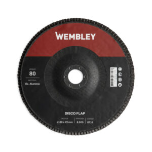 Disco Flap 7″(180 x 22)OX.ALUM G80 10UN Wembley