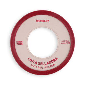 Cinta Teflon (19 mm) 3/4″ x 20M x 0.075 mm Wembley